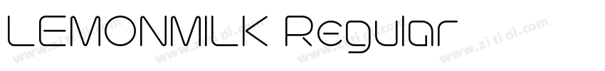 LEMONMILK Regular字体转换 LEMONMILK Regular字体转换